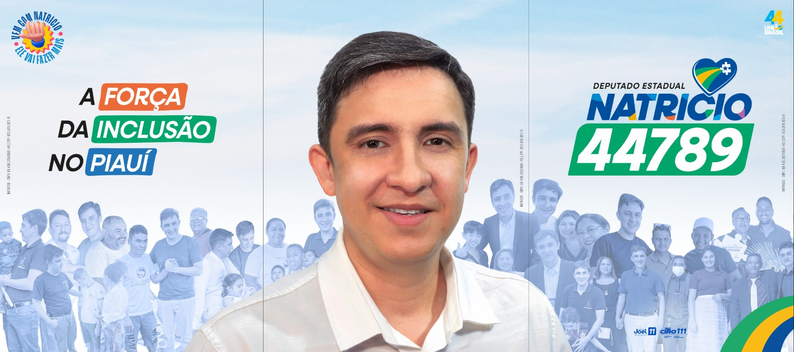Natrício, candidato a deputado estadual 44789 — A força da inclusão no Piauí